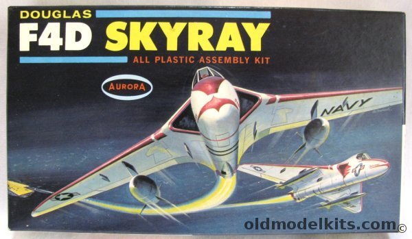 Aurora 1/88 Douglas F4D Skyray, 292-50 plastic model kit